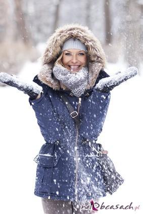 Winter beauty on a snowy day