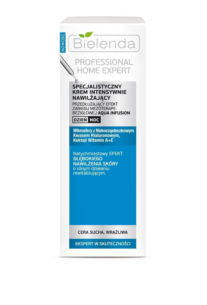 Bielenda Professional Home Expert Specjalistyczny krem intensywnie nawilżający, przedłużający efekt zabiegu MEZOTERAPII BEZIGŁOWEJ