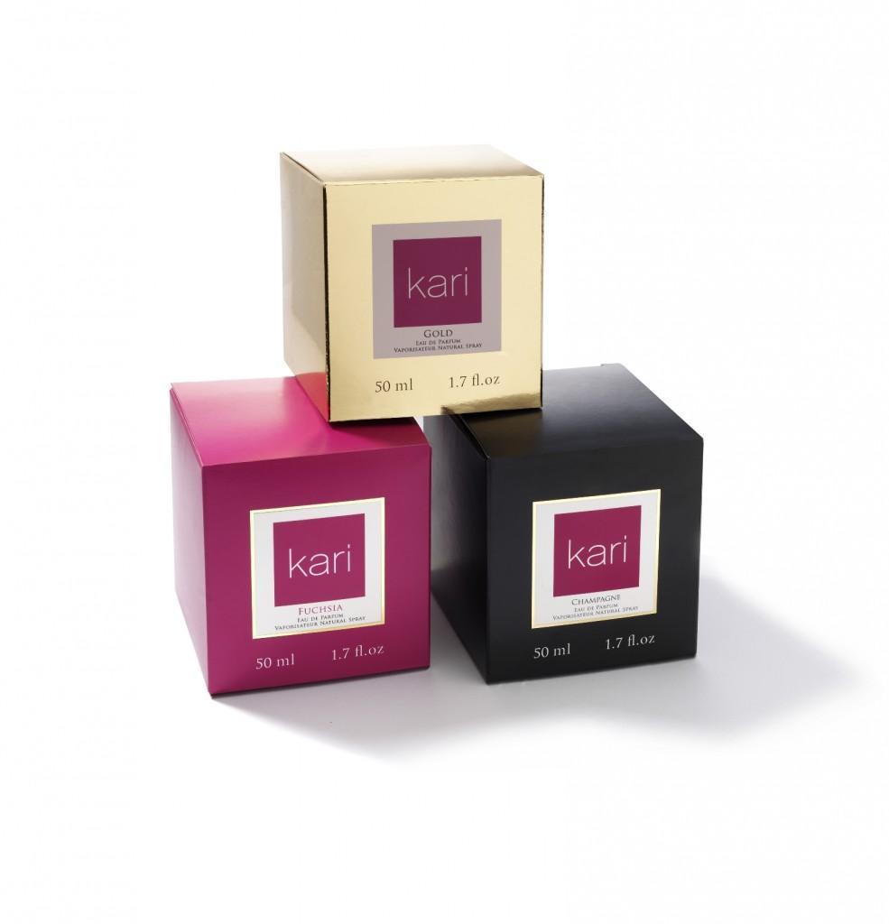 Wody perfumowane KARI - opakowania
