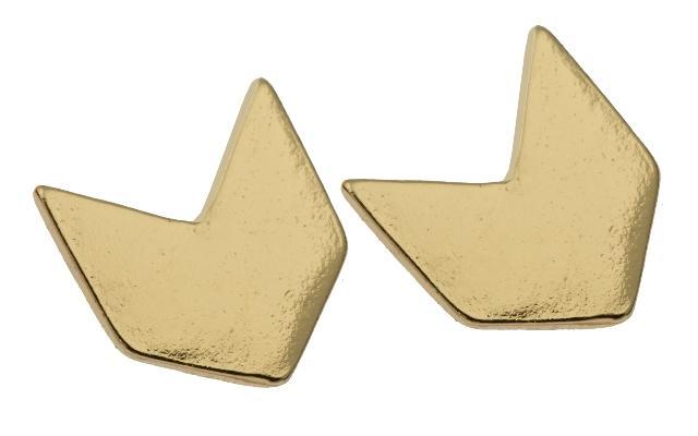 CLAIRES_AW14_Gold Geometric Studs