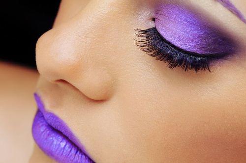 Purple-makeup