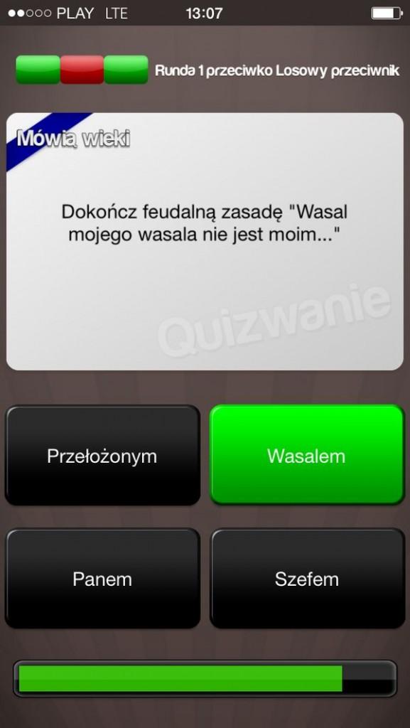 quizwanie odpowiedź