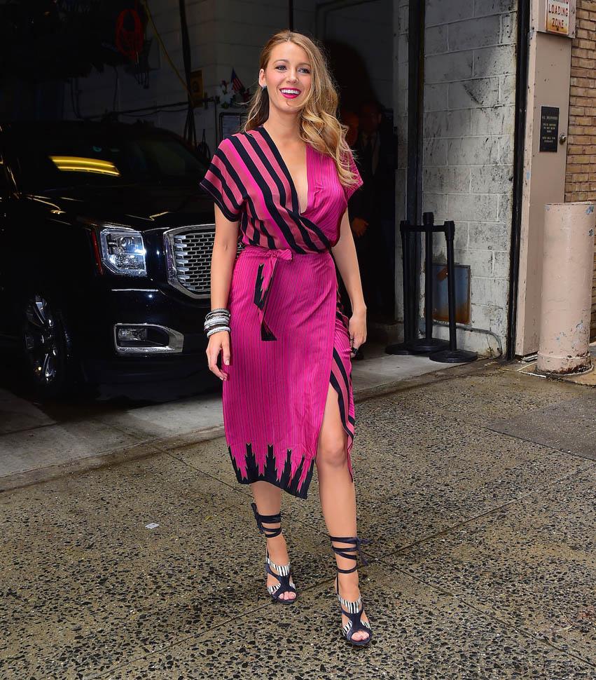 Blake Lively promotes 'Age of Adeline' at 'Live with Kelly and Michael'