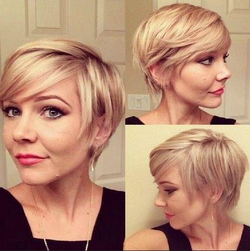 Chic-casual-short-hairstyle-with-side-swept-bangs