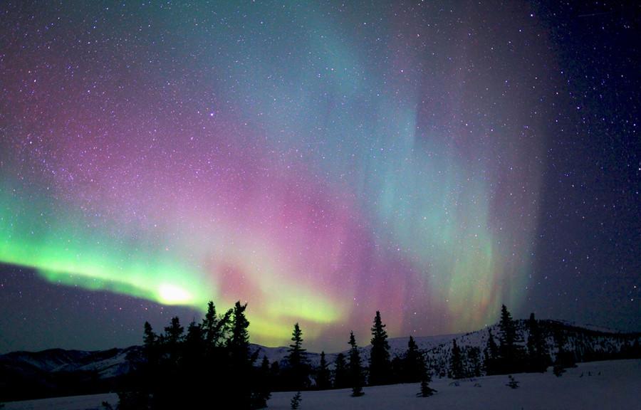 Aurora Borealis In Alaska on 03-28-2014