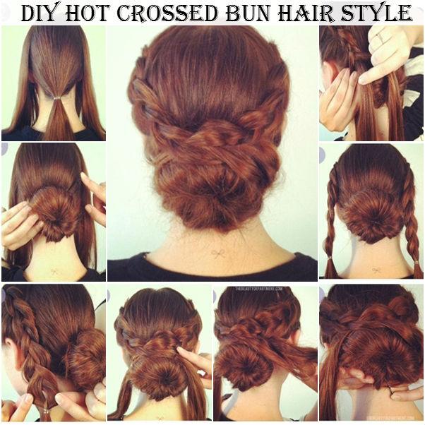 DIY-Hot-Crossed-Bun-Hair-Style