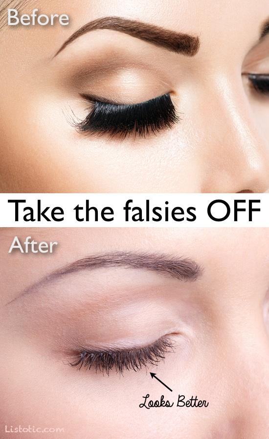 9.-Fake-eyelash-abuse-20-Beauty-Mistakes-You-Didnt-Know-You-Were-Making