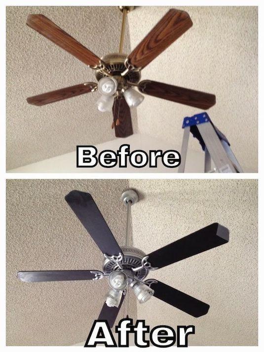 4.-Paint-your-ceiling-fan-blades-instead-of-replacing-them-27-Easy-Remodeling-Projects-That-Will-Completely-Transform-Your-Home-