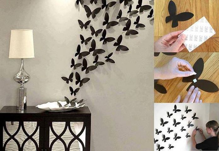 decorare-pareti-di-casa-origami