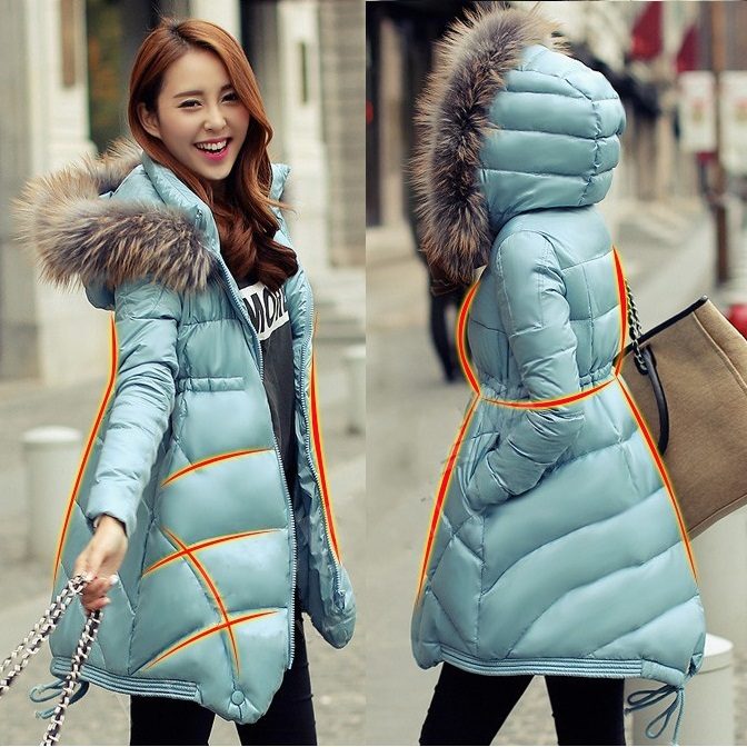 New-2014-2015-Women-Long-Warm-Light-Slim-80-Velvet-Duck-Down-Jacket-with-Raccoon-Fur