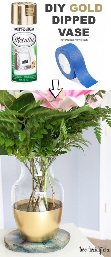 13.-Renew-outdated-vases-with-spray-paint-29-Cool-Spray-Paint-Ideas-That-Will-Save-You-A-Ton-Of-Money