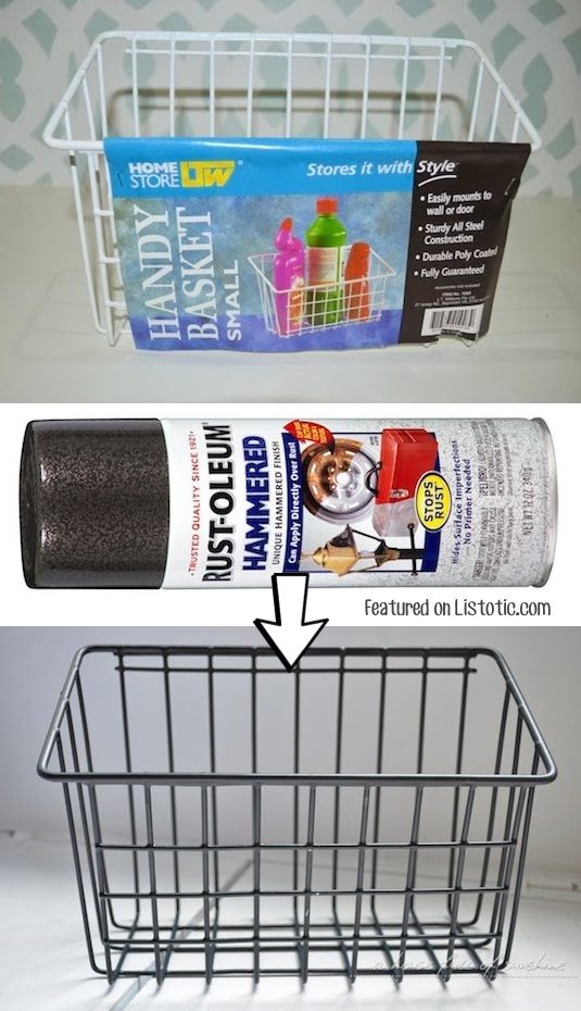 5.-DIY-industrial-wire-baskets-using-spray-paint-29-Cool-Spray-Paint-Ideas-That-Will-Save-You-A-Ton-Of-Money