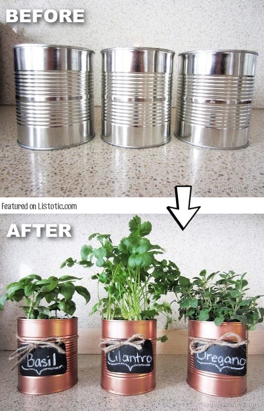 6.-Dont-throw-away-those-tins-cans-spray-paint-them-and-use-them-as-pots-vases-or-pencil-organizers-29-Cool-Spray-Paint-Ideas-That-Will-Save-You-A-Ton-Of-Money