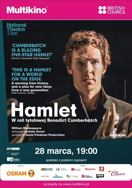 „Hamlet” z Benedictem Cumberbatchem_PLAKAT