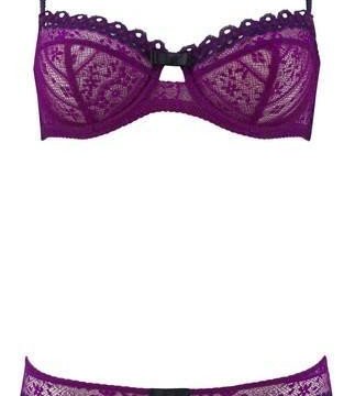 Huit Lingerie French Kiss Orchid Half Cup Bra