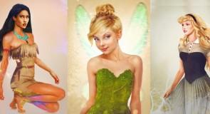 Realistyczne postacie z bajek Walta Disneya