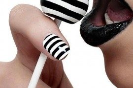 Manicure w stylu black & white – 8 oryginalnych wzorów