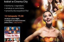 „Listy do M. 2” przedpremierowo podczas Ladies Night w Cinema City!