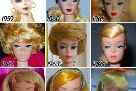 Ewolucja Barbie – zobacz jak lalka zmieniała się na przestrzeni 56 lat!