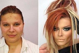 10 kobiet, których nie poznasz w makijażu
