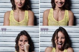 Oto jak wyglądają ludzie po 1,2 i 3 lampkach wina