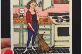 10 zabawnych ilustracji, które ukazują “CO KOBIETY ROBIĄ, GDY NIKT NIE PATRZY”