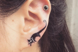 Tatuaż na uchu! NAJMODNIEJSZE INSPIRACJE