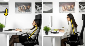 6 zasad “zdrowego” siedzenia przy biurku