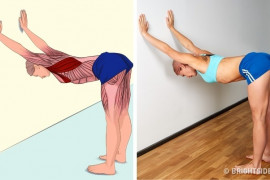 10 zdjęć, które ukazują partie mięśni, jakie rozciągasz podczas ćwiczeń