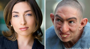 8 niesamowitych zdjęć AKTORÓW przed i po charakteryzacji