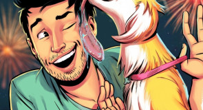 Artysta pokazuje, jak naprawdę wygląda życie z psem