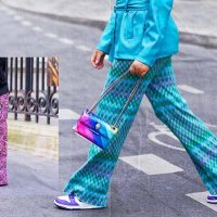 spodnie szerokie statement